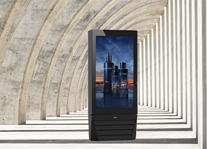 outdoor advertising multimedia kiosks