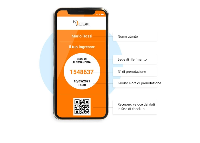 sistema prenotazione on line su mobile