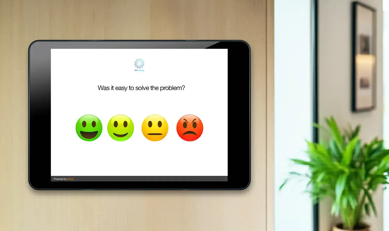 CES survey using touch emoticons