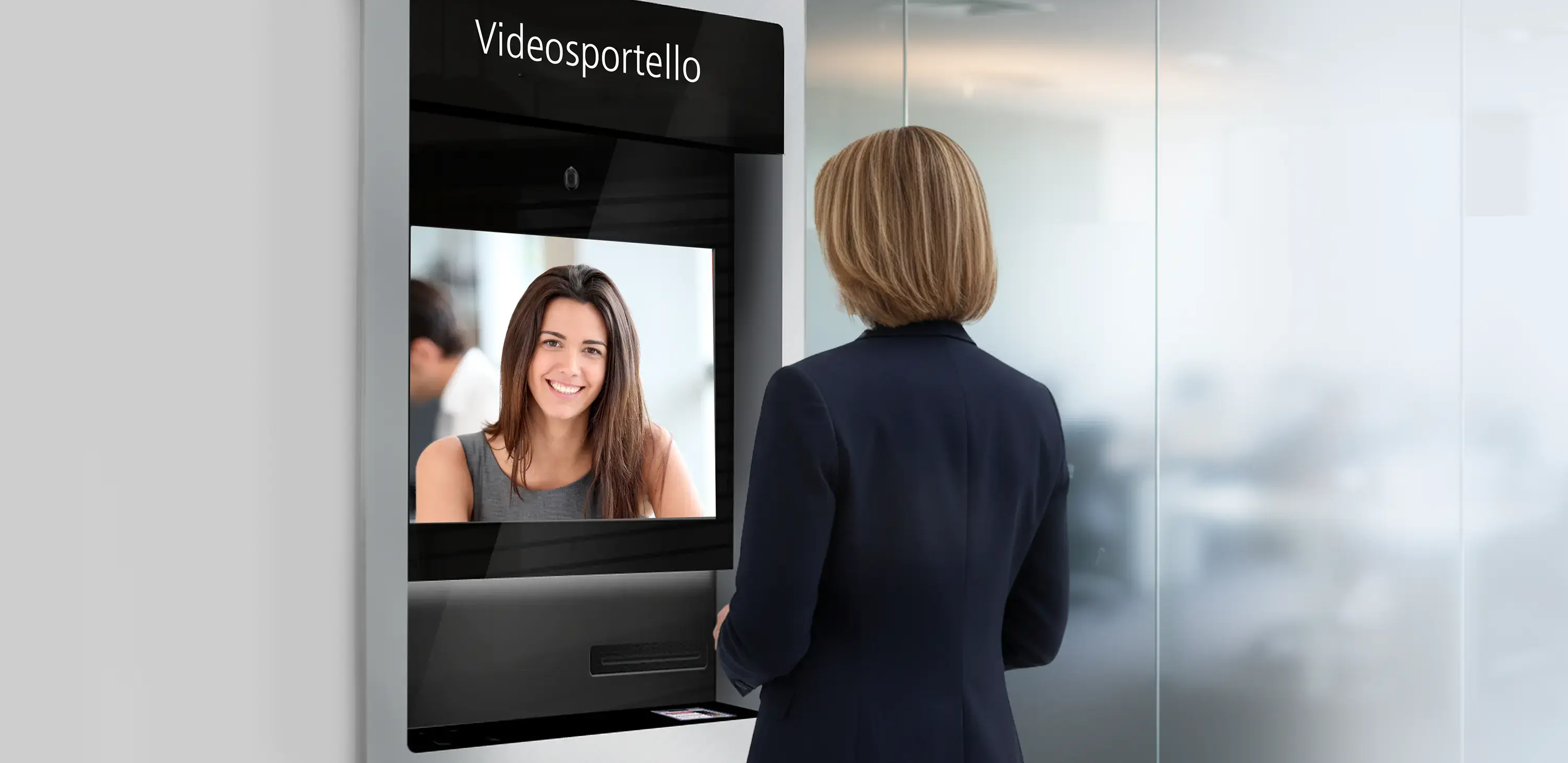 video sportello bancario