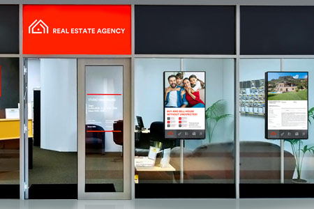 digital signage software for real estate