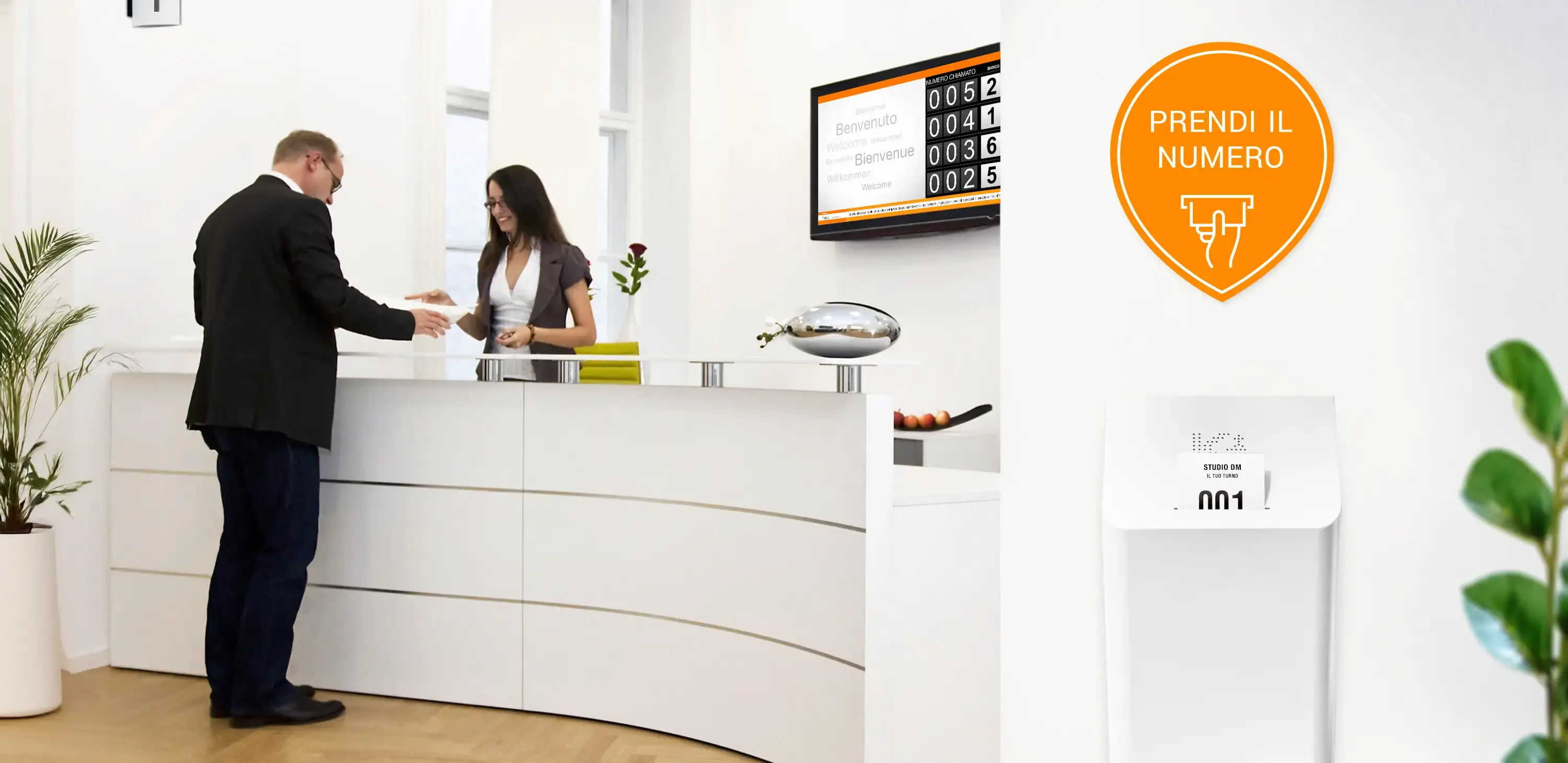 eliminacode in ufficio al pubblico