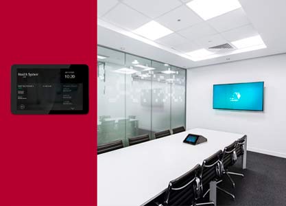 huddle rooms with Kiosk Targa